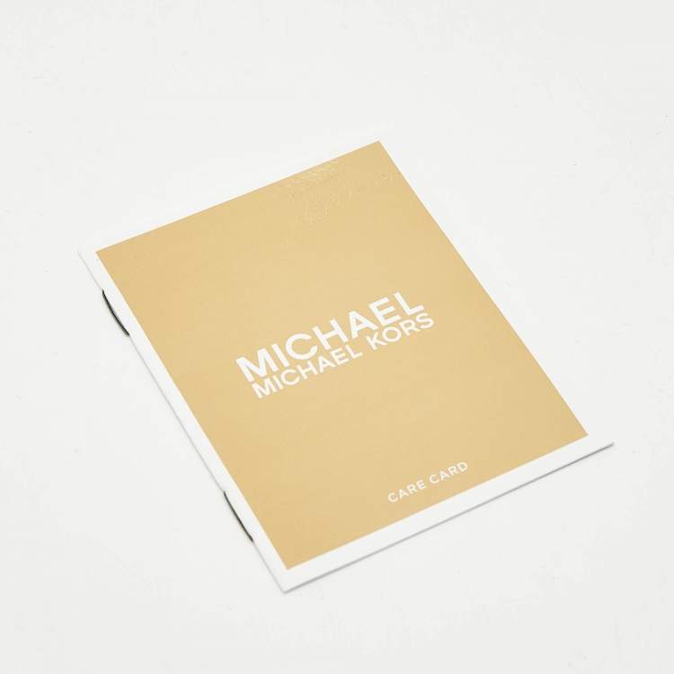 Michael Kors Gold Leather Large Wilma Chain Hobo