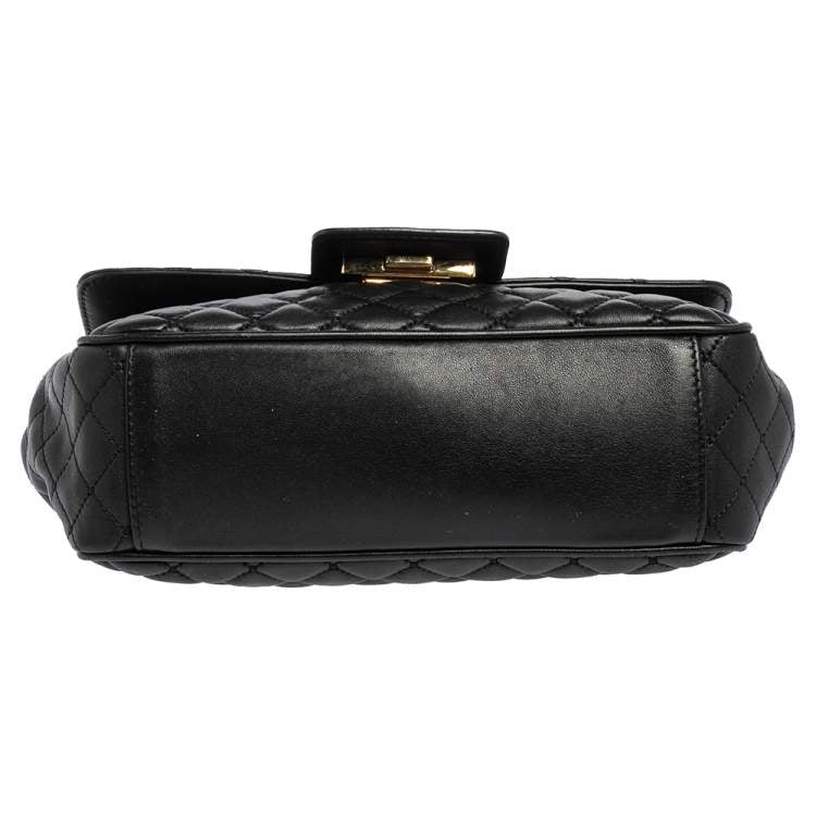 Dolce & Gabbana Black Quilted Leather DG Millennials Shoulder Bag
