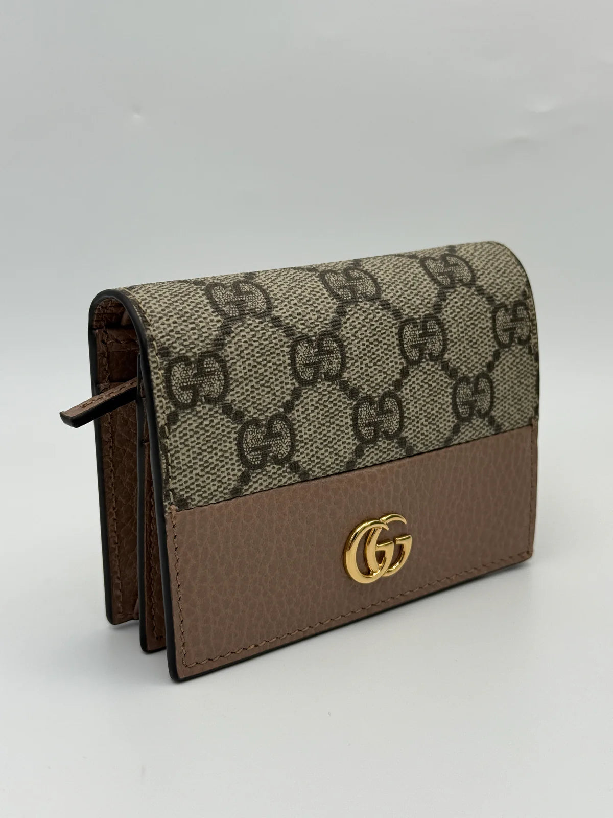 GUCCI BI-COLOUR GG MARMONT MINI WALLET