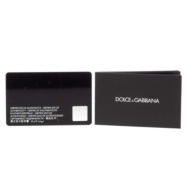 Dolce & Gabbana Black Lizard Embossed Leather Small Miss Sicily Top Handle Bag