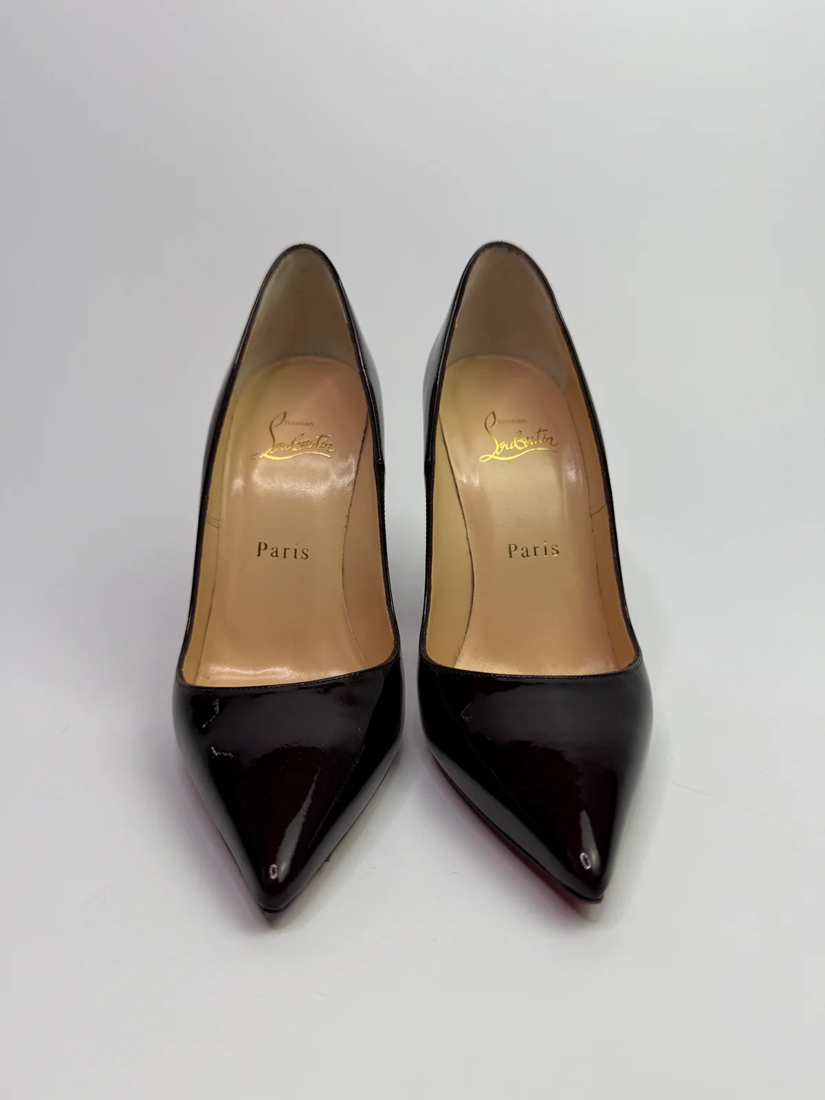 CHRISTIAN LOUBOUTIN SO KATE 120 IN ROUGE NOIR (SIZE 37.5/UK4.5)