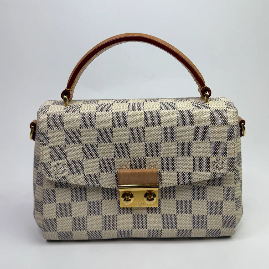 LOUIS VUITTON DAMIER AZUR CANVAS CROISETTE BAG