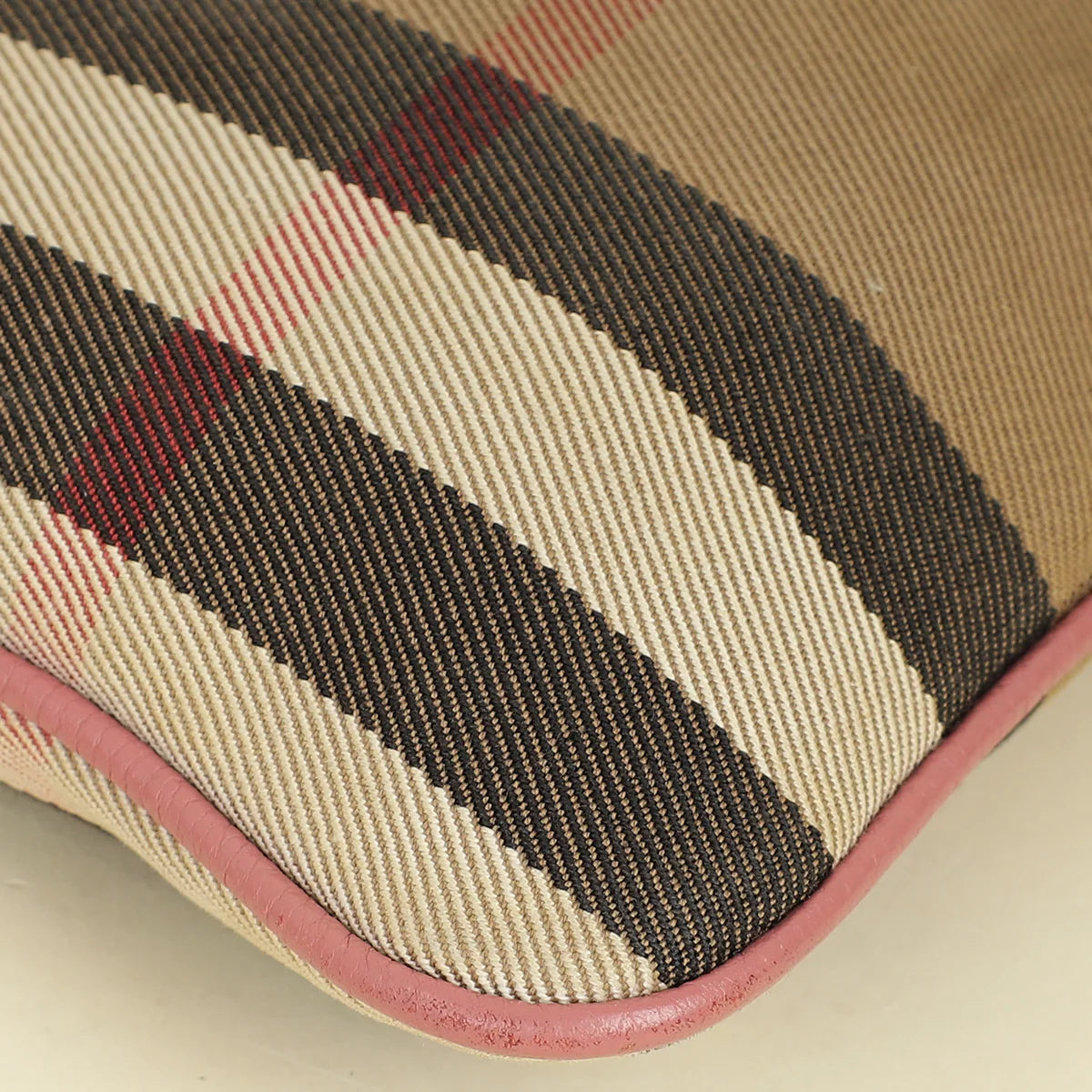 Burberry Bicolor House Check Derby Peyton Crossbody Bag