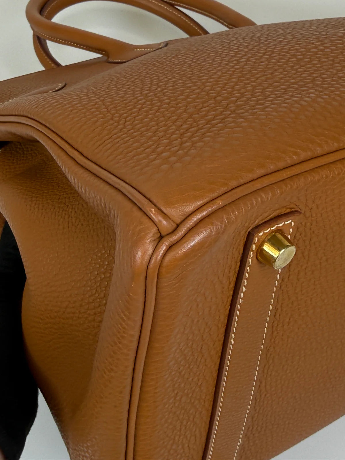 HERMÈS BIRKIN 35 IN GOLD TOGO LEATHER WITH GHW