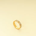 Cartier 18K Yellow Gold Love Pave Diamond Small Model Ring 57