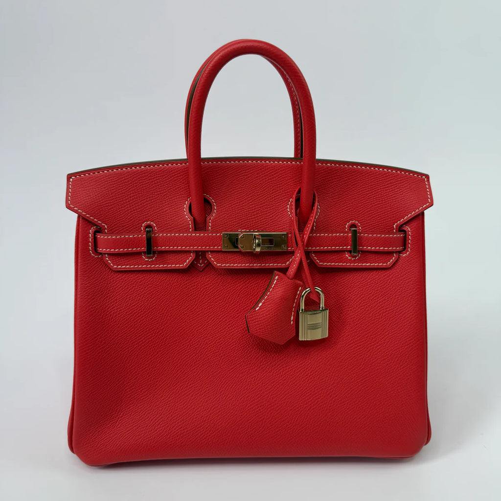 HERMÈS BIRKIN 25 IN CANDY ROSE JAIPUR EPSOM WITH PERMABRASS HARDWARE