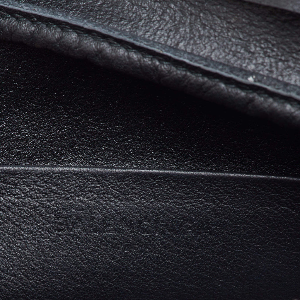 Balenciaga Everyday Small Black Leather Camera Crossbody Bag