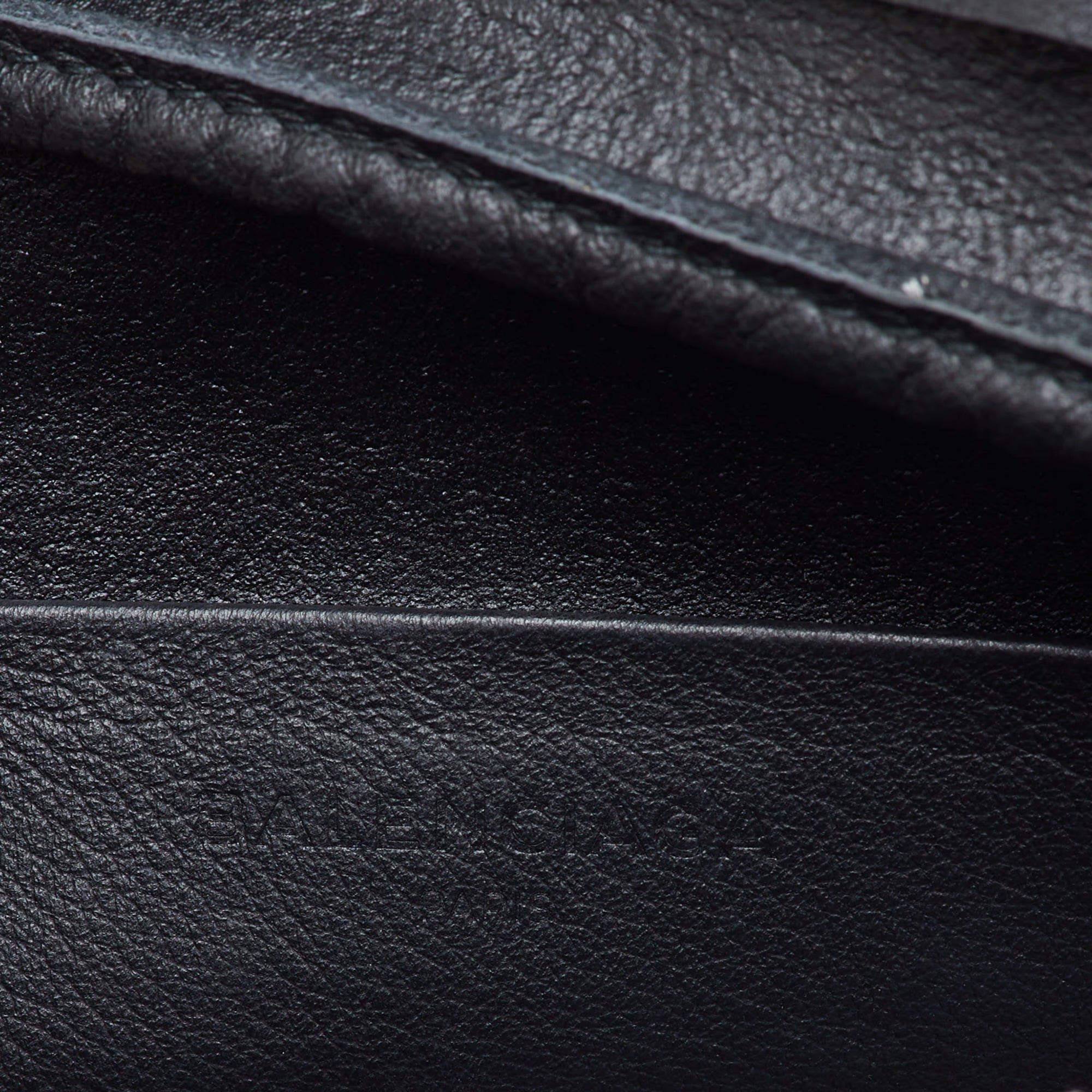 Balenciaga Everyday Small Black Leather Camera Crossbody Bag