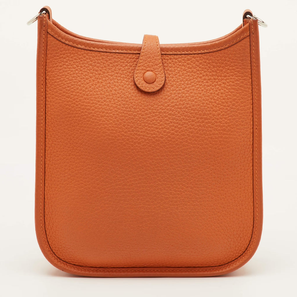 Hermes Evelyne Amazone TPM 16 Mango Taurillon Clemence Leather Crossbody Bag