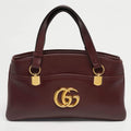 Gucci Arli Burgundy Leather Totes Bag