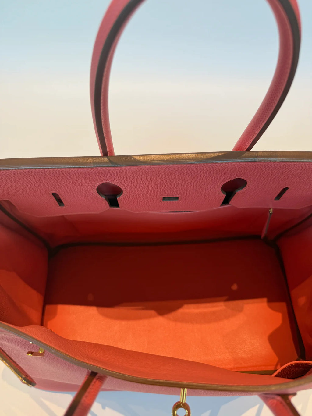 HERMÈS BIRKIN 35 FLAMINGO PINK EPSOM LEATHER WITH GHW