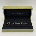 VAN CLEEF & ARPELS VINTAGE ALHAMBRA BRACELET, 5 MOTIFS ONYX