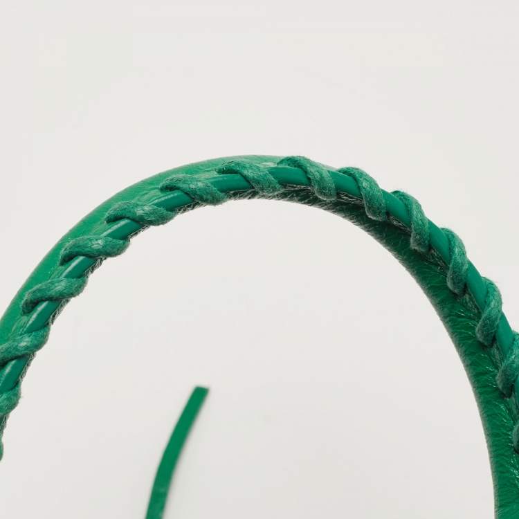 Balenciaga Green Leather Small Classic City RH Tote