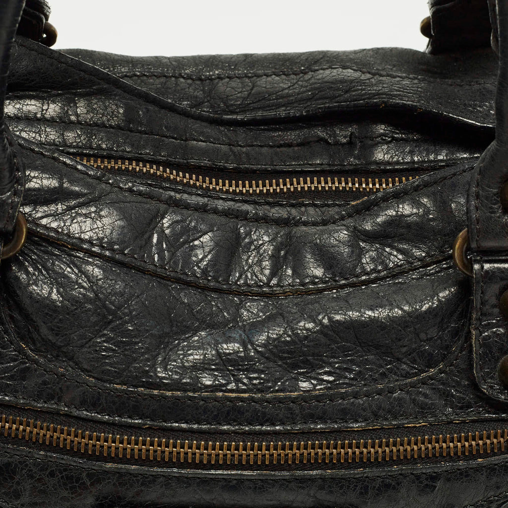 Balenciaga Classic City Black Leather Bag