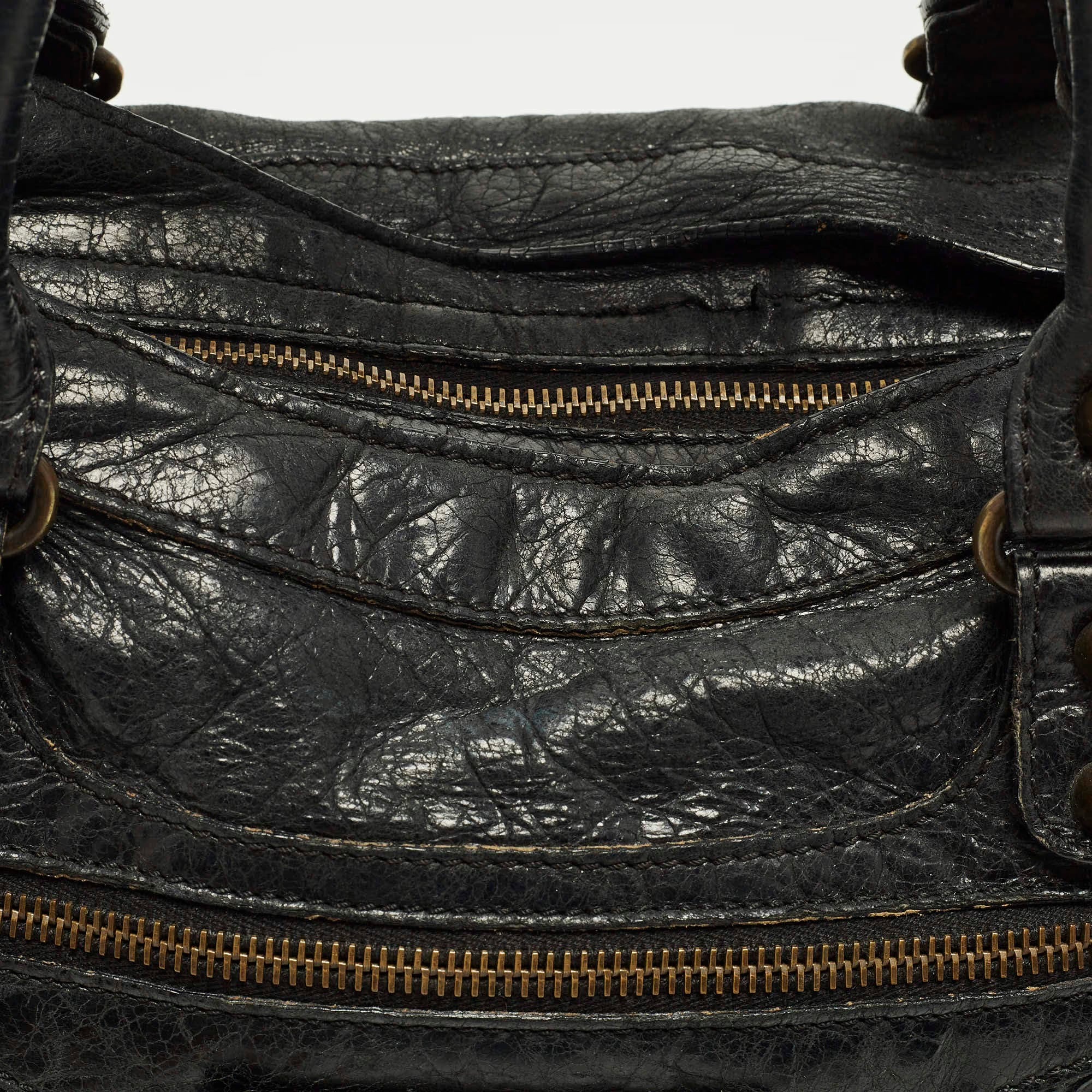 Balenciaga Classic City Black Leather Bag