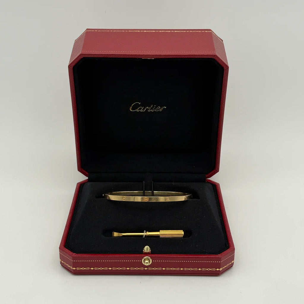CARTIER LOVE BRACELET IN YELLOW GOLD - SMALL MODEL