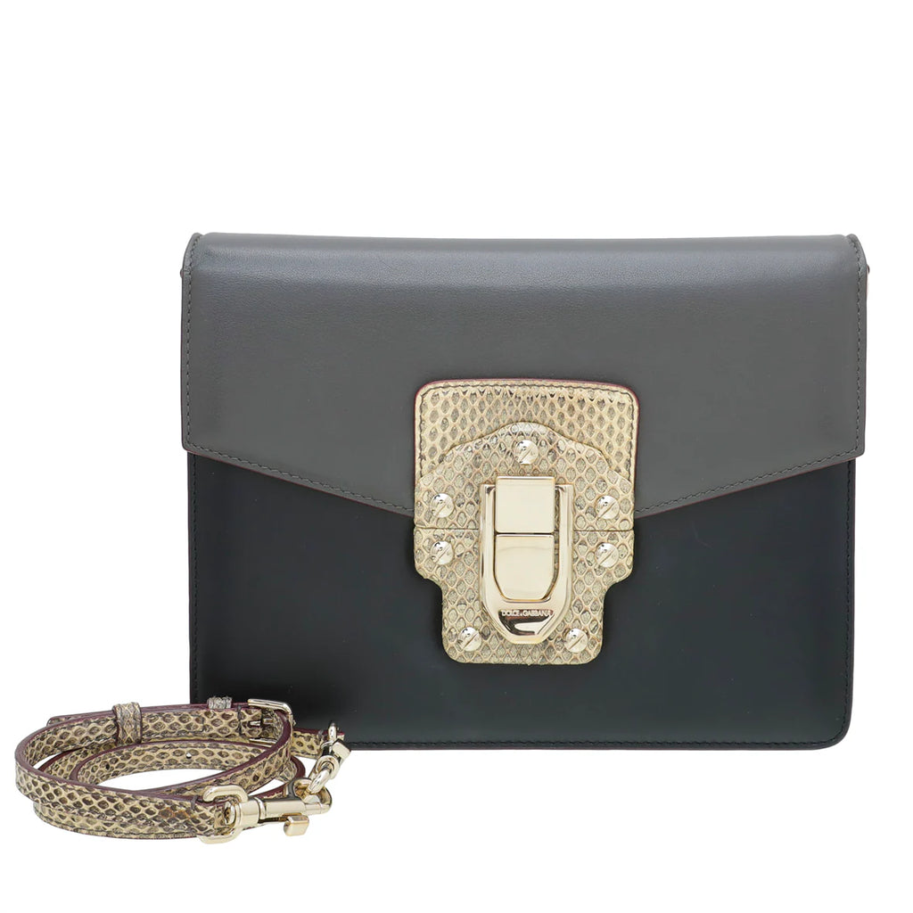 Dolce & Gabbana Tricolor Lucia Shoulder Bag