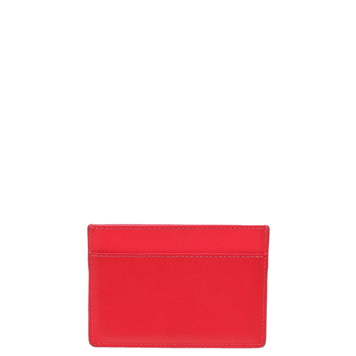 YSL Neon Red Card Holder