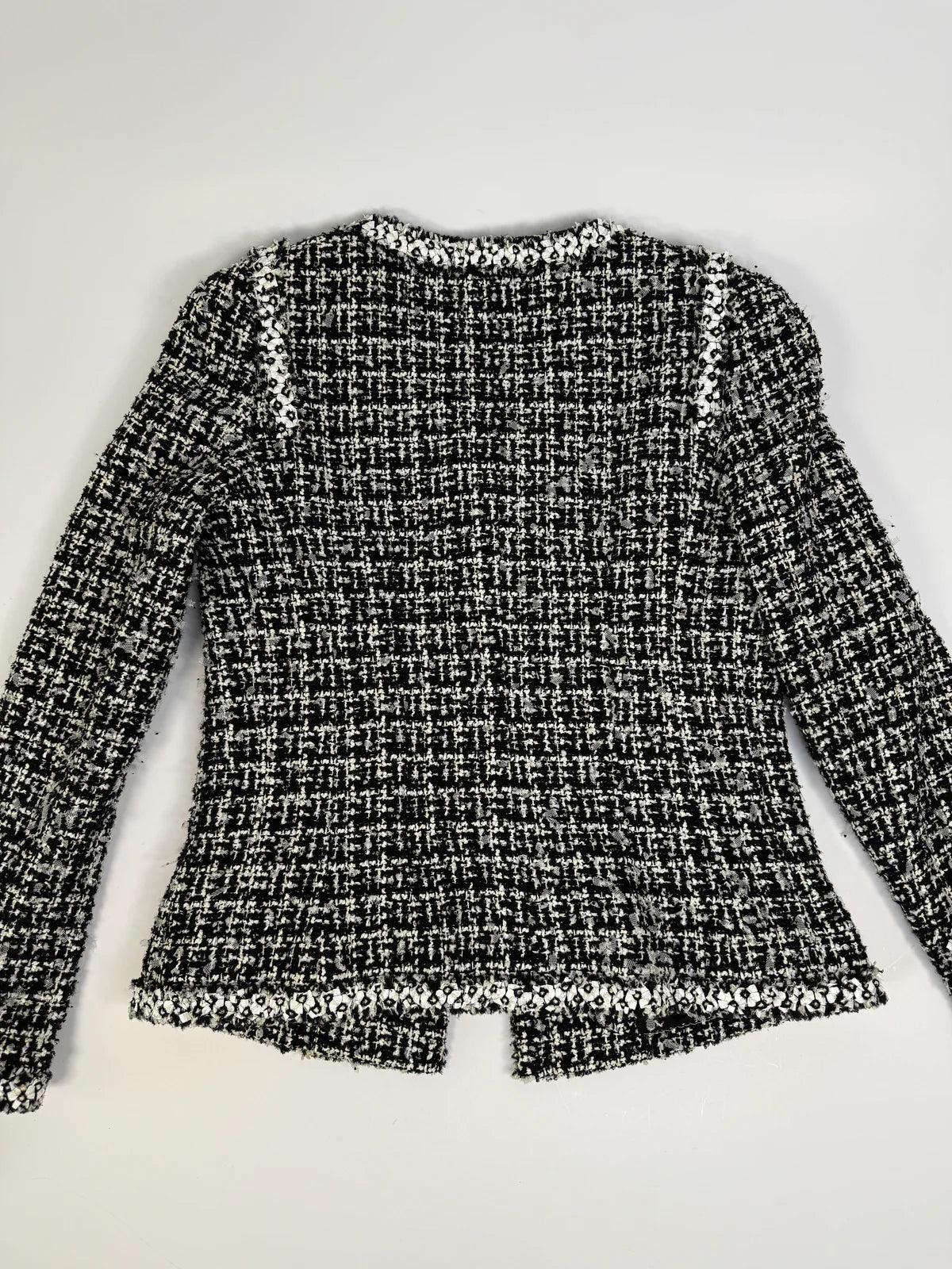CHANEL TWEED JACKET (SIZE 36/UK8)