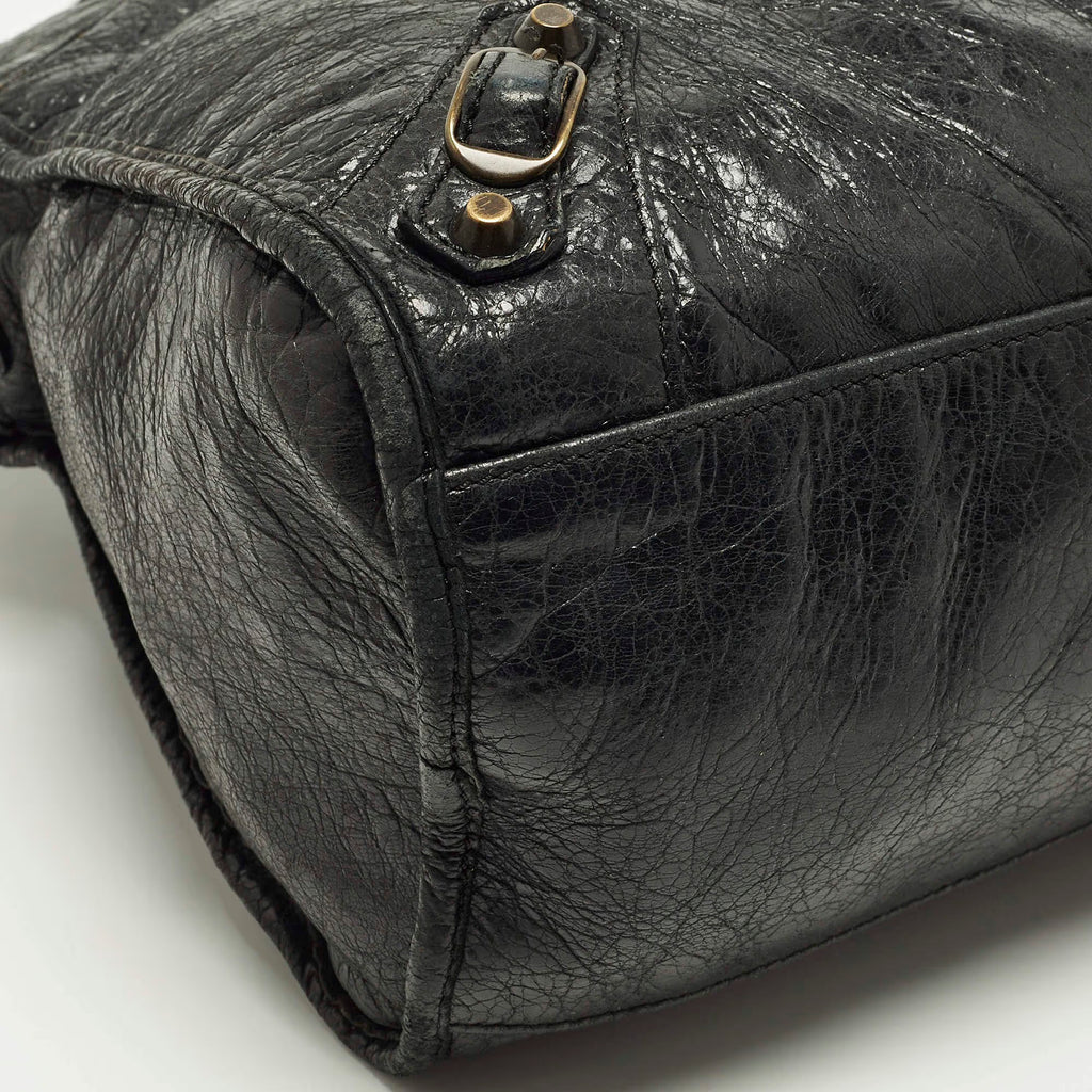 Balenciaga Classic City Black Leather Bag