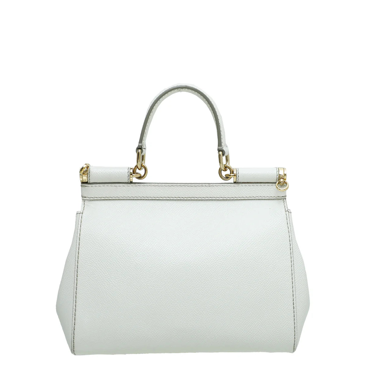 Dolce & Gabbana White Sicily Small Bag