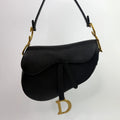 CHRISTIAN DIOR SADDLE BAG IN CALFSKIN LEATHER WITH STRAP