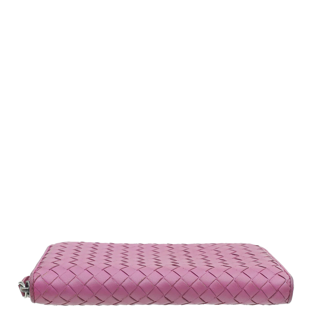 Bottega Veneta Peony Nappa Intrecciato Zip Around Wallet