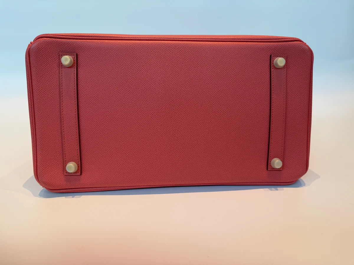 HERMÈS BIRKIN 35 FLAMINGO PINK EPSOM LEATHER WITH GHW
