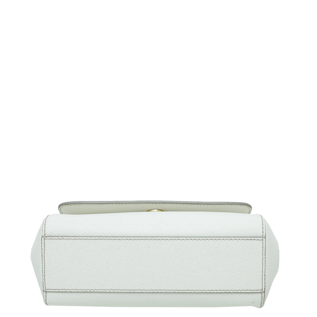 Dolce & Gabbana White Sicily Small Bag