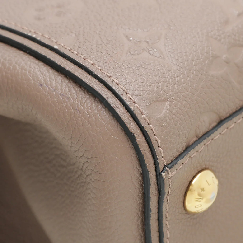 Louis Vuitton Taupe Monogram Empreinte Trocadero Bag
