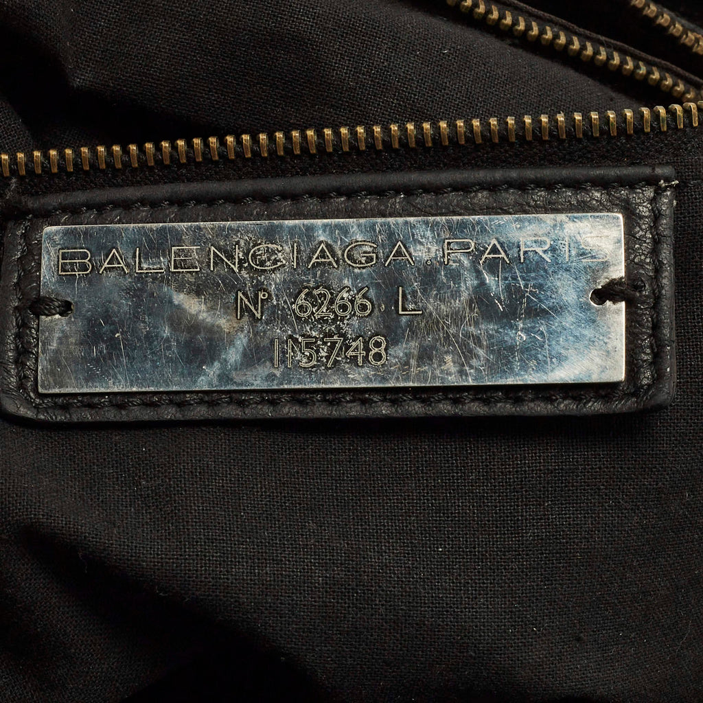 Balenciaga Classic City Black Leather Bag