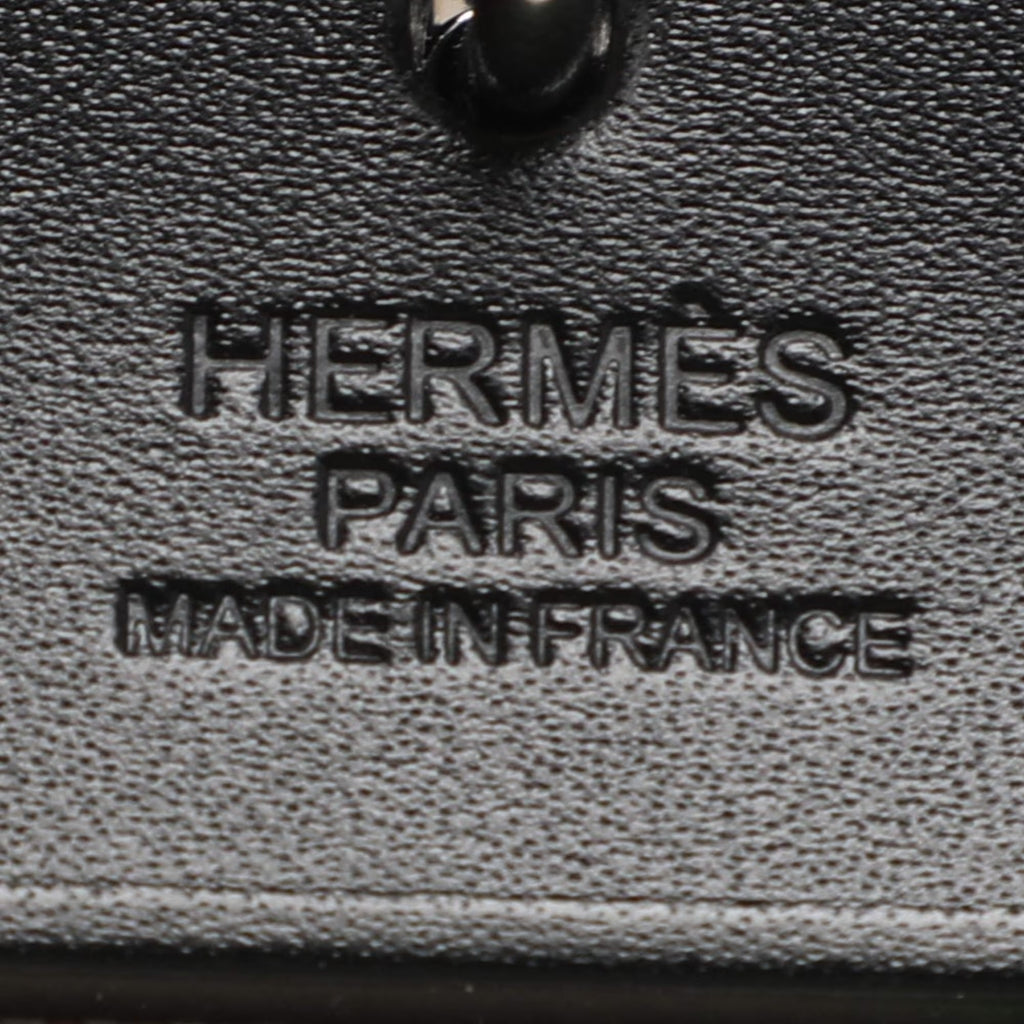 Hermès Vert Comics/Black H Plume Canvas and Vache Hunter Leather Maillons & Co Motif Herbag Zip 31 Bag