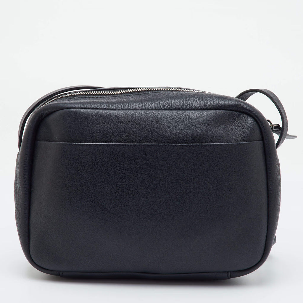 Balenciaga Everyday Small Black Leather Camera Crossbody Bag
