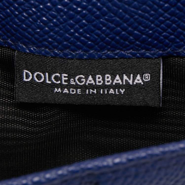 Dolce & Gabbana Multicolor Majolica Print Leather Miss Sicily Von Wallet On Chain