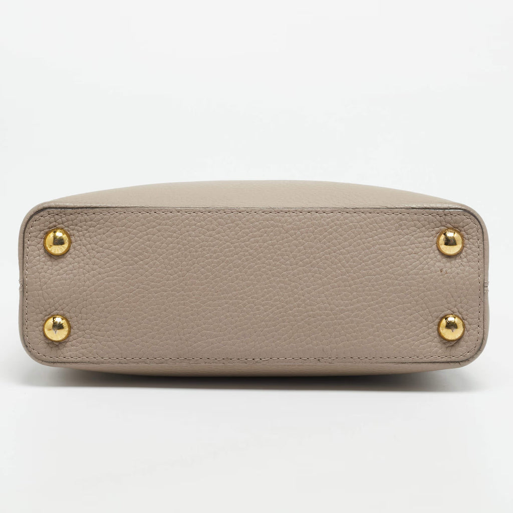 Louis Vuitton Capucines BB Beige Leather Bag