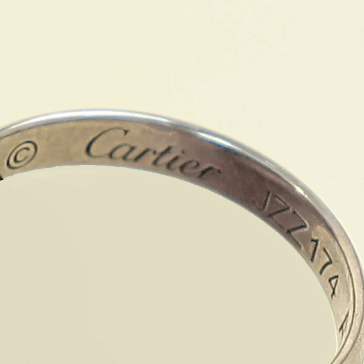 Cartier 18K Trinity White Gold Black Ceramic Cord Bracelet