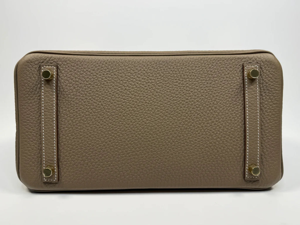 HERMÈS BIRKIN 30 IN ETOUPE TOGO LEATHER WITH BRUSHED GHW