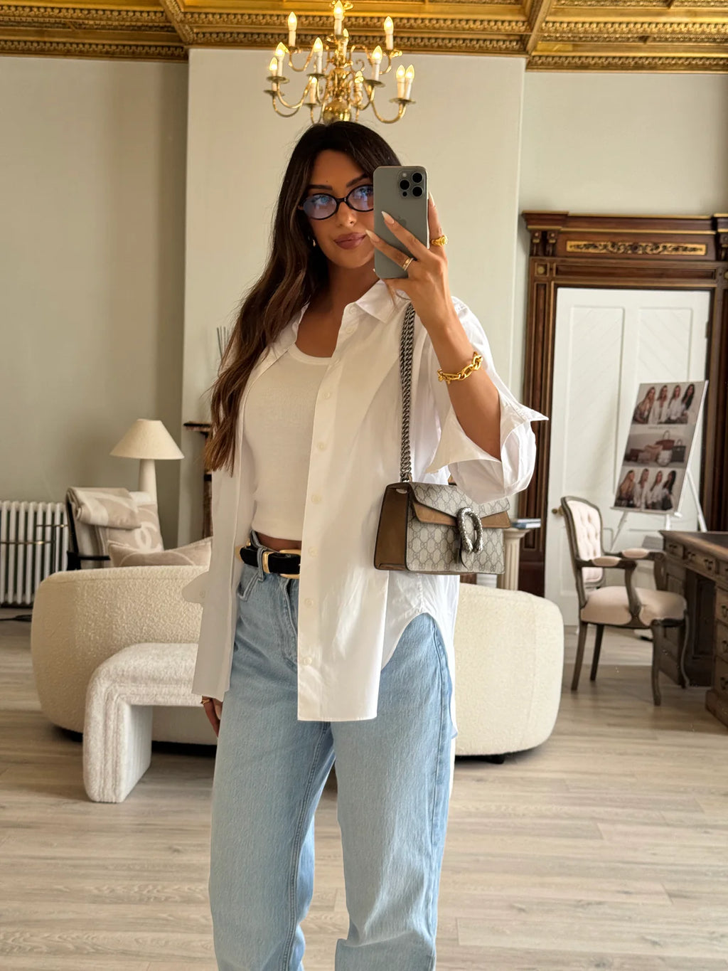 Authentic GUCCI DIONYSUS GG SMALL SHOULDER BAG