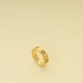 Cartier 18K Yellow Gold Love Classic Model Ring 53