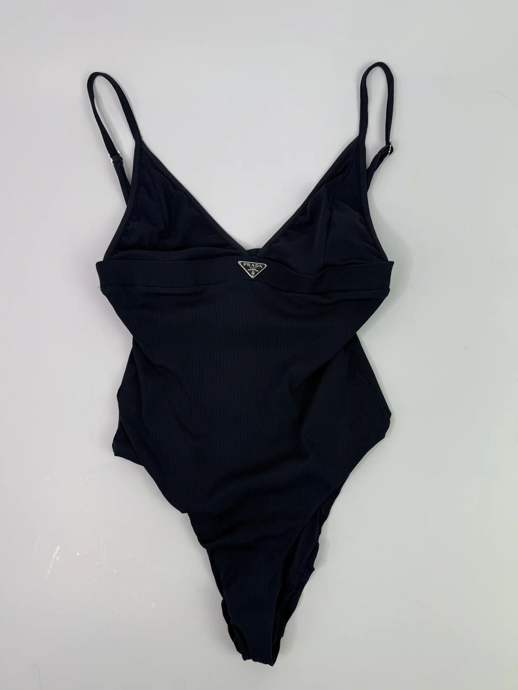 PRADA LOGO SWIMSUIT (SIZE S /UK8)