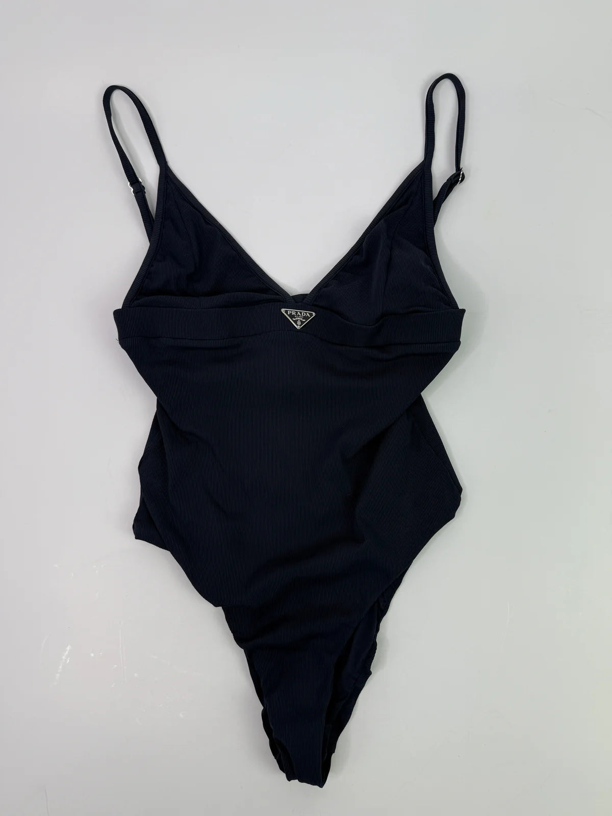 PRADA LOGO SWIMSUIT (SIZE S /UK8)