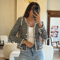 CHANEL TWEED JACKET (SIZE 36/UK8)