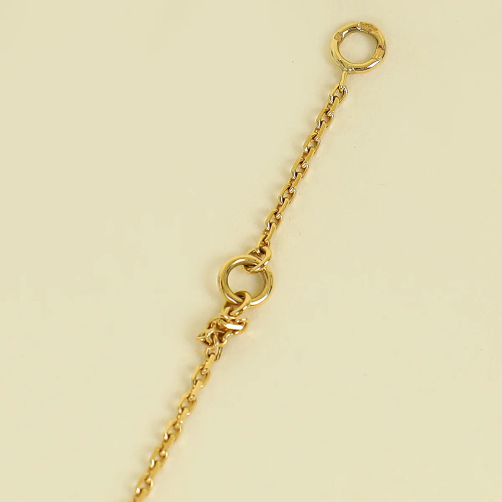Van Cleef & Arpels 18K Yellow Gold MOP Sweet Alhambra Pendant Necklace