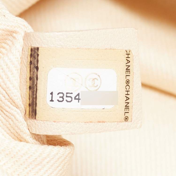 Chanel CC Mania Flap Red Quilted Tweed Bag