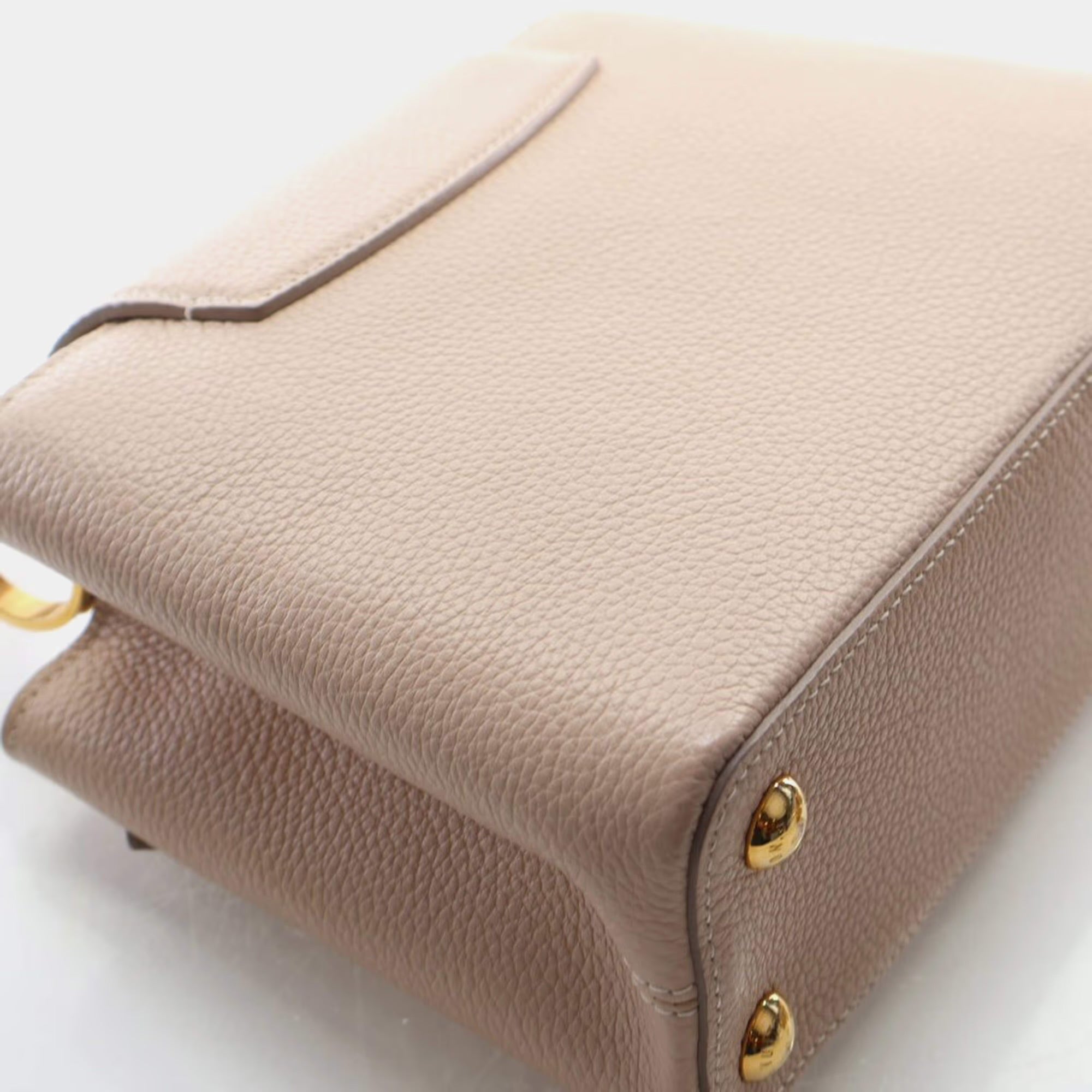 Louis Vuitton Studded Capucines BB Taurillon Leather Top Handle Bag