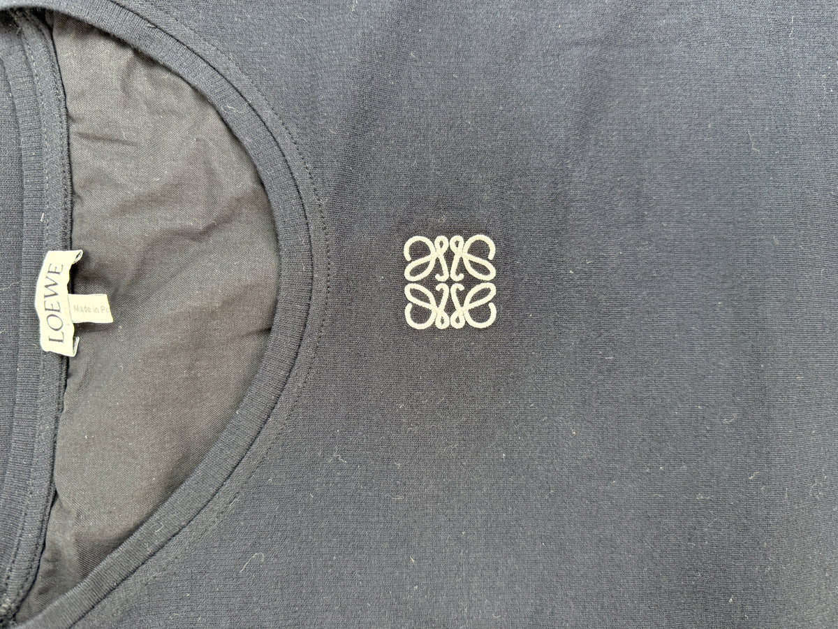 LOEWE EMBROIDERED MIDI DRESS (SIZE L / UK12)