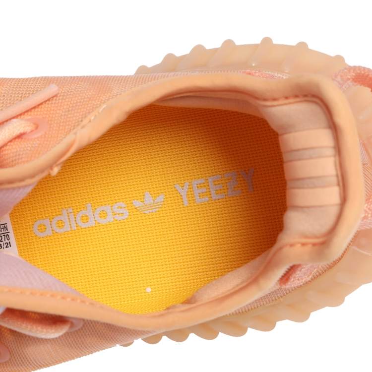 Yeezy x Adidas Orange Mesh 350 V2 Mono Clay Sneakers Size 44