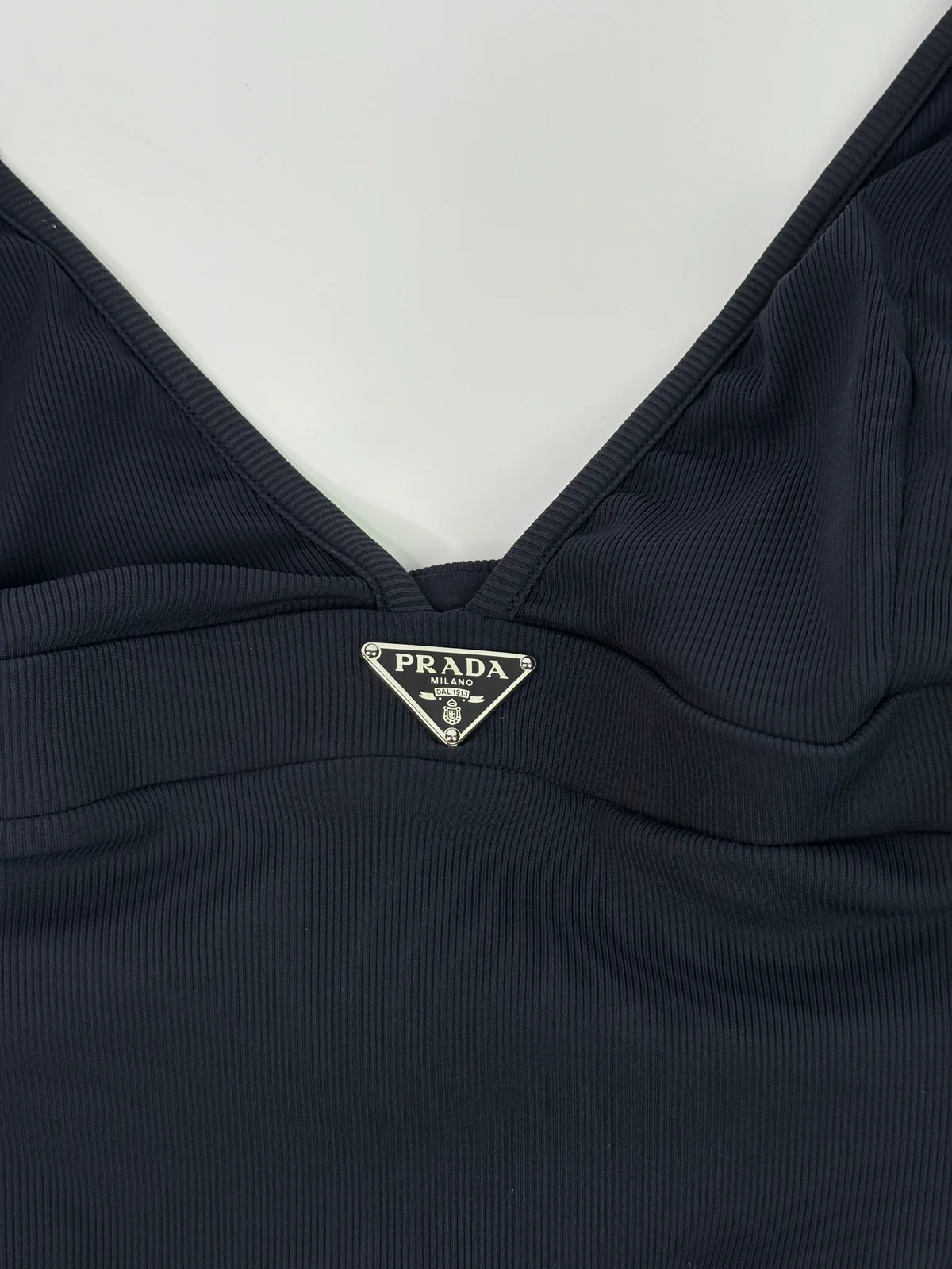 PRADA LOGO SWIMSUIT (SIZE S /UK8)