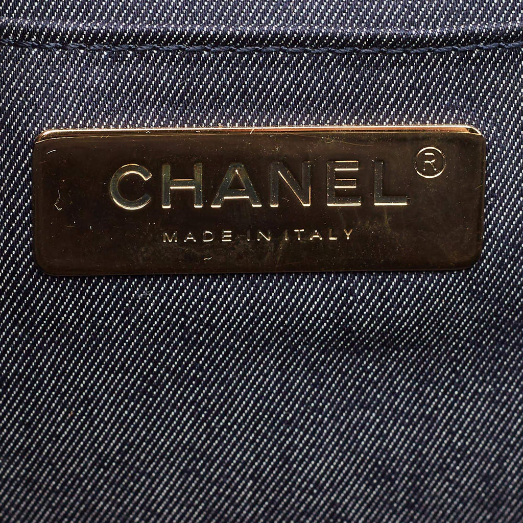 Chanel Black Leather CC Mania Vanity Bag