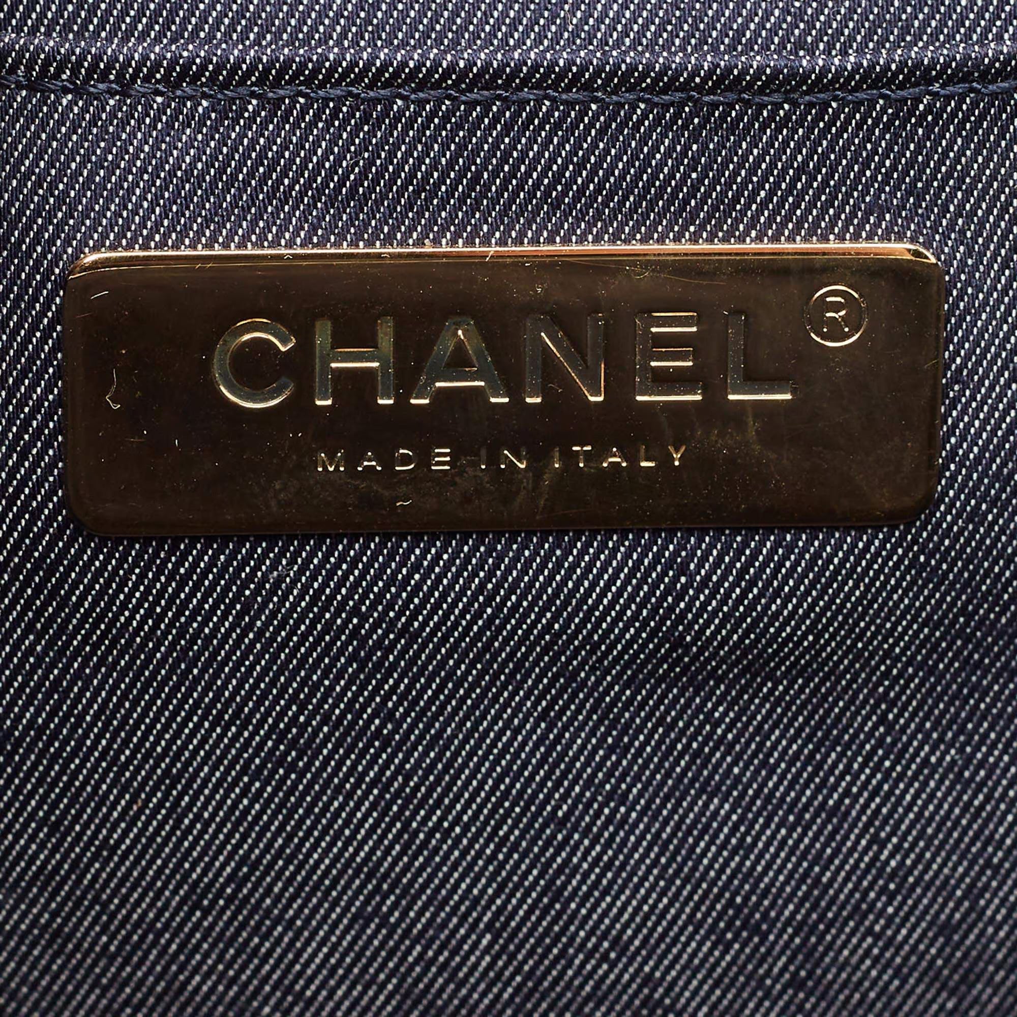 Chanel Black Leather CC Mania Vanity Bag